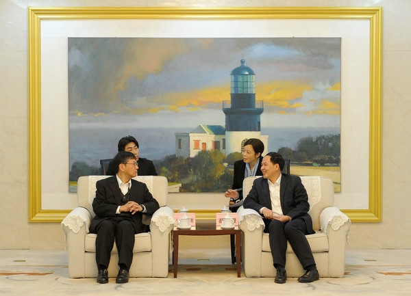 增進(jìn)合作、共謀發(fā)展———常石舟山董事長(zhǎng)拜訪舟山市長(zhǎng)